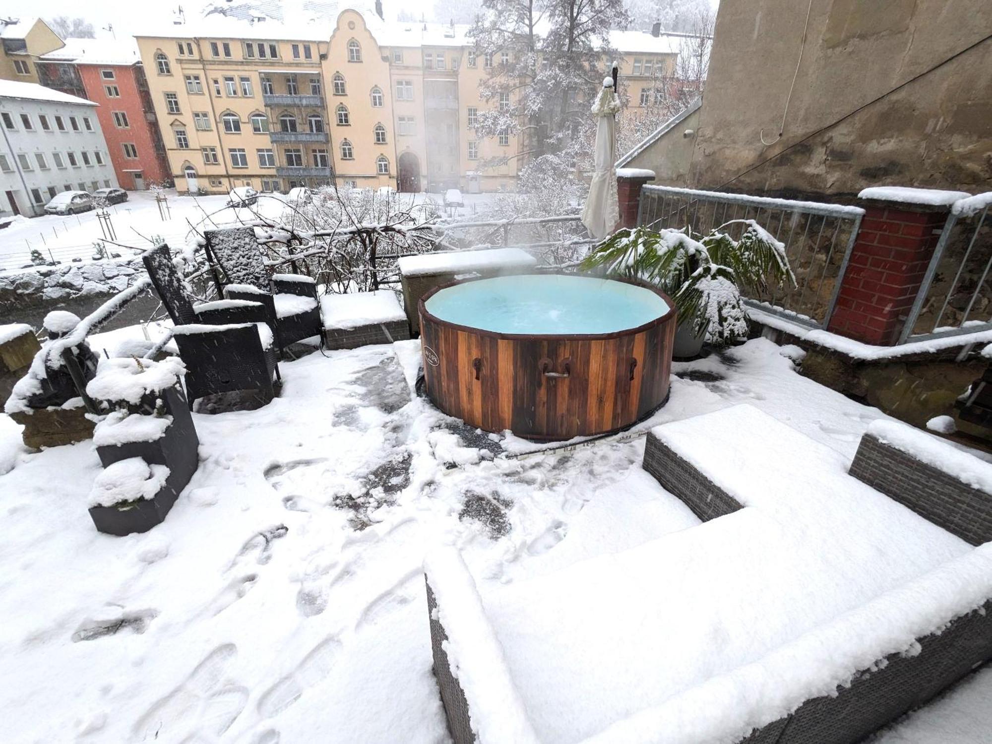 Hw2 - Urlaubsmagie - Sauna & Whirlpool Fuer Alle 赛博尼茨 外观 照片