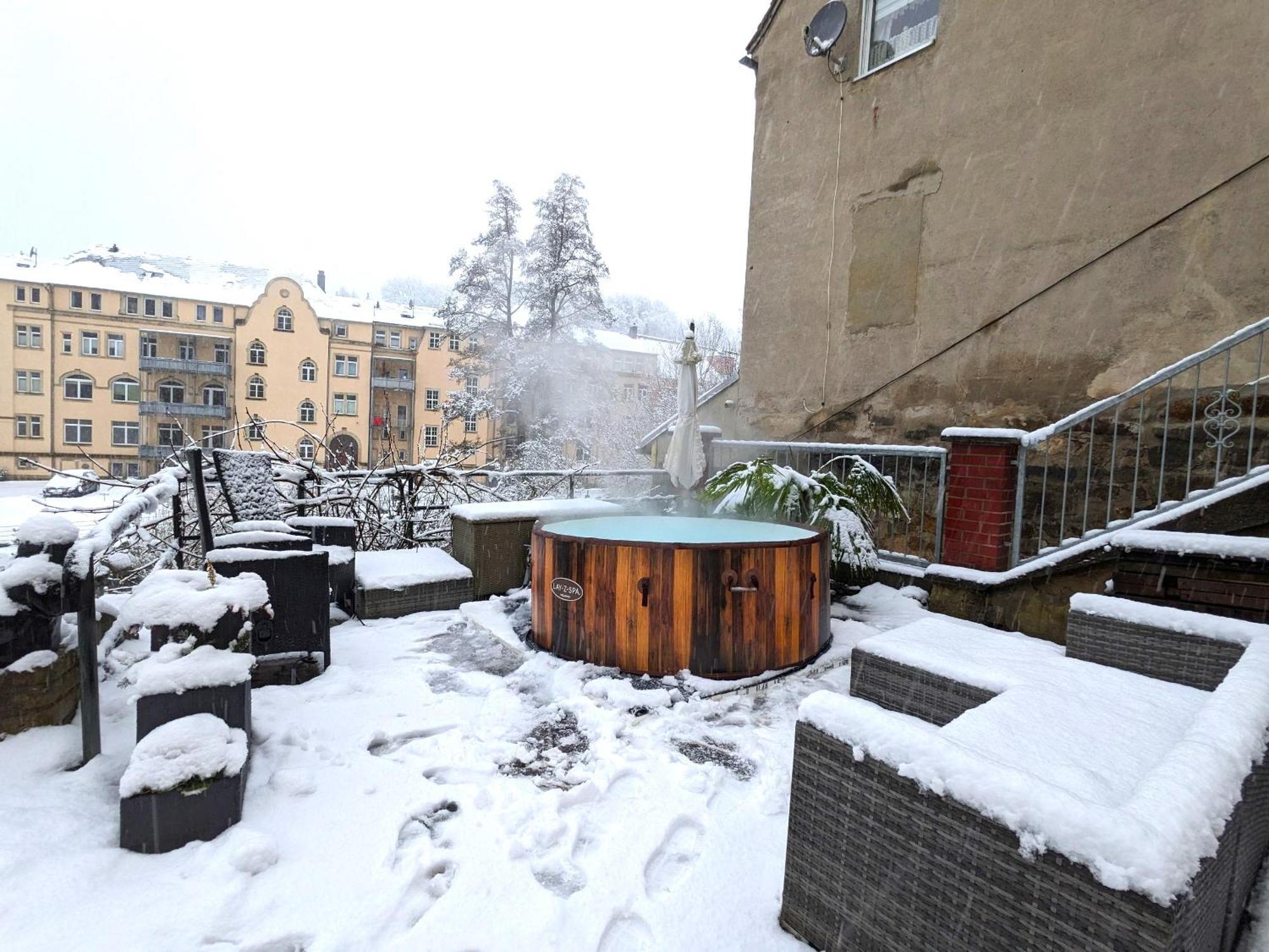 Hw2 - Urlaubsmagie - Sauna & Whirlpool Fuer Alle 赛博尼茨 外观 照片